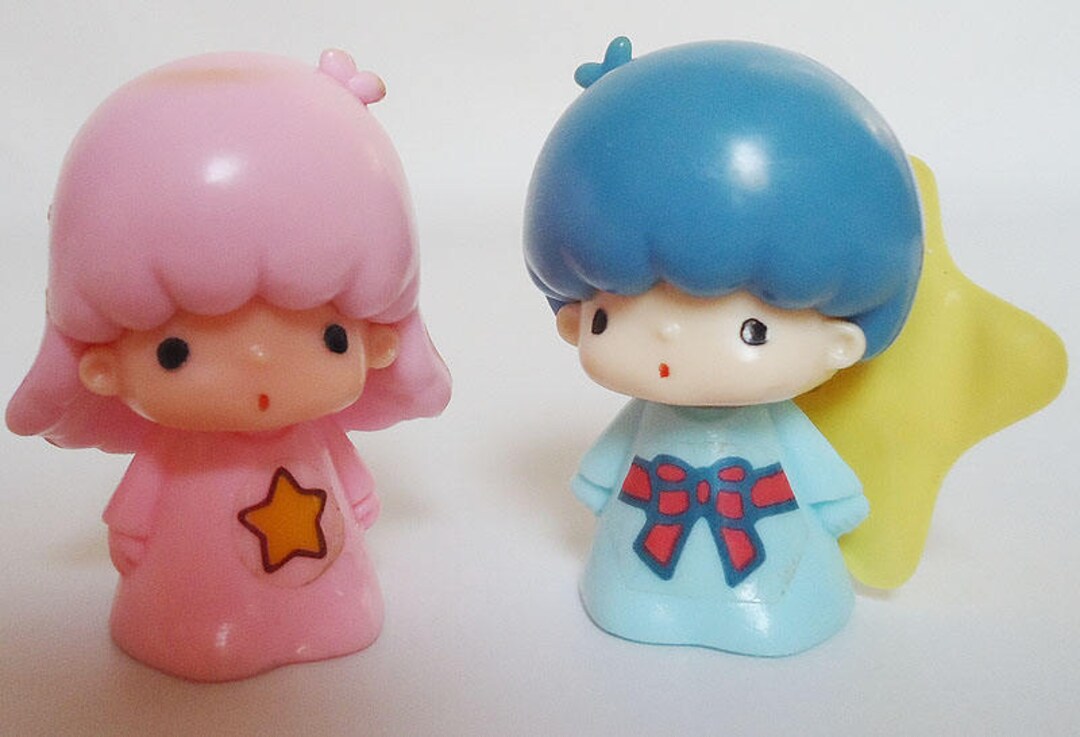 The Authentic Little Twin Stars Vintage Figures.1976.a Treasure