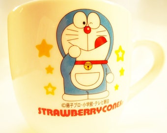 Breakfast with MAGICal  Doraemons Authentic Mug Cup.Vintage