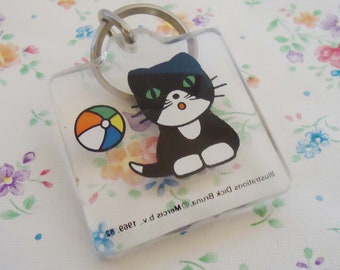 The Miffy Cat Kawaii 1982 Keychain.xtra Rare - Etsy