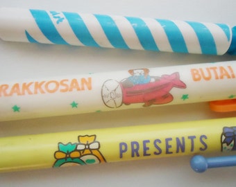 Three 80s Automatic Pencils.Working Japanese