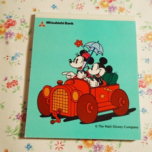 The 80s Memo Note.Mickey and Minny Mouse