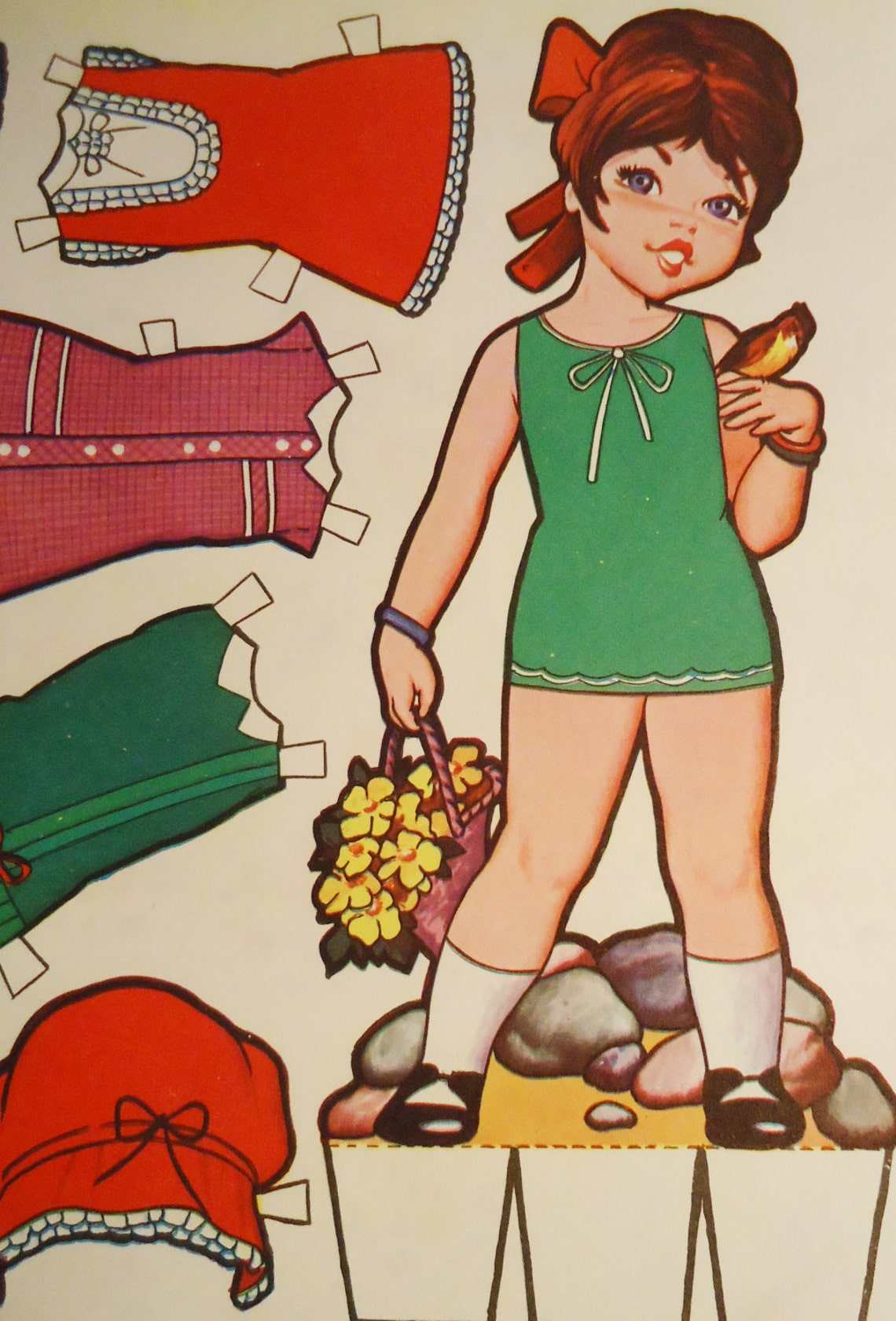 The Spanish Paper Dolls.80s Etsy