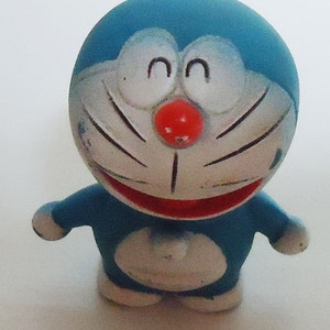 The Authentic Doraemon Rubber Figure.Sweet Magic.90s