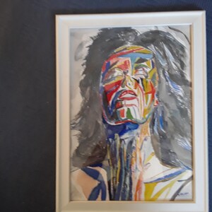 Watercolour painting, Namaste
