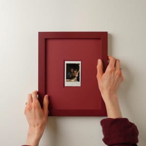 Colorful Polaroid Photo Frame: Modern Monochromatic Decor, 8x10, Made in Ohio
