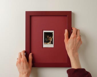 Colorful Polaroid Photo Frame: Modern Monochromatic Decor, 8x10, Made in Ohio
