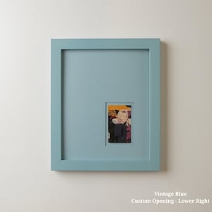 Kleurrijke polaroidfotolijst: modern monochromatisch decor, 8 x 10, gemaakt in Ohio afbeelding 10