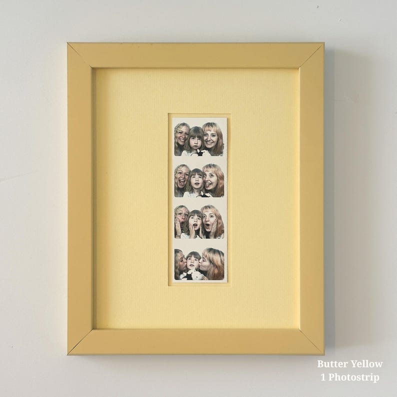 Monochromatic Photobooth Strip Frame: Modern 8x10 Photo Display image 10