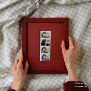 Monochromatic Photobooth Strip Frame: Modern 8x10 Photo Display image 7