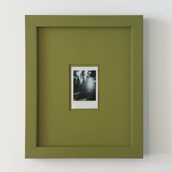 Colorful Polaroid Photo Frame: Modern Monochromatic Decor, 8x10, Made in Ohio
