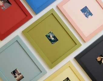 8x10 Custom Monochromatic Picture Frame | Colorful Home Decor