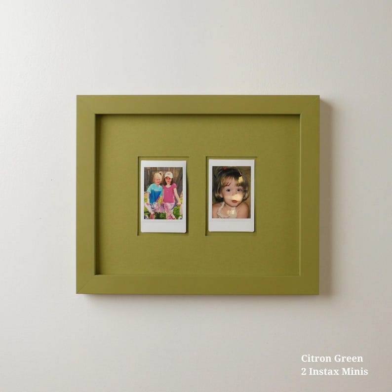 Kleurrijke polaroidfotolijst: modern monochromatisch decor, 8 x 10, gemaakt in Ohio afbeelding 7