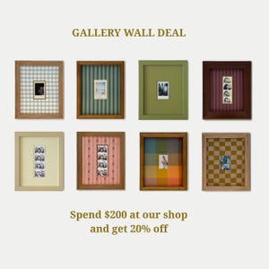 Custom Fabric Wrapped Photo Mat: Patterned 8x10 Picture Frame Mat image 20