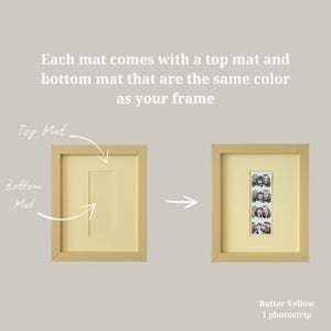 Monochromatic Photobooth Strip Frame: Modern 8x10 Photo Display image 5