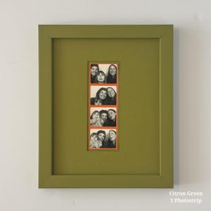 Monochromatic Photobooth Strip Frame: Modern 8x10 Photo Display image 8