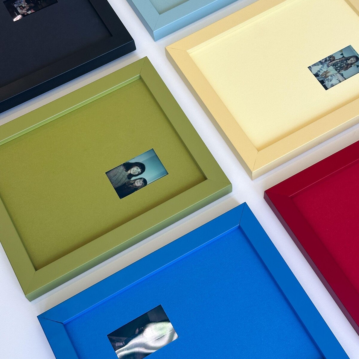 Monochromatic Photo Frame: Modern Colorful Off-center Wall Decor (8x10) - Etsy