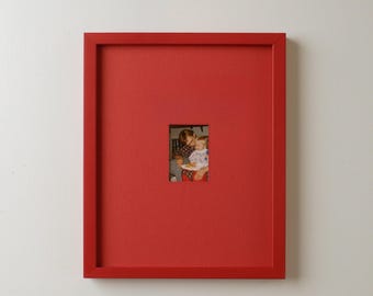 16 x 20 Custom Monochromatic Photo Frame: Modern Colorful Decor, Made in Ohio
