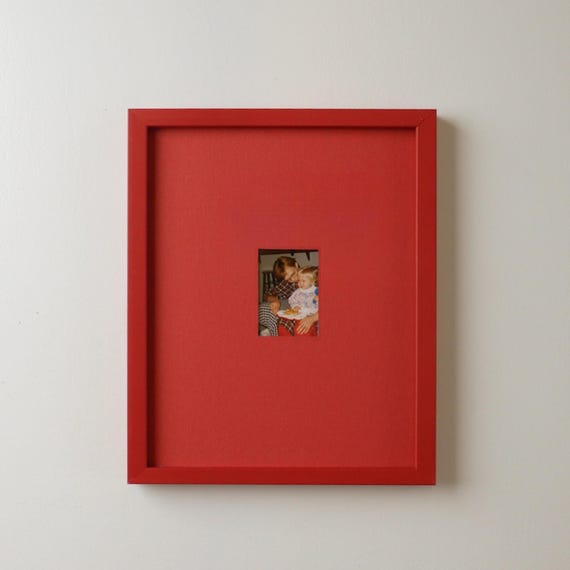 16 x 20 Custom Monochromatic Photo Frame: Modern Colorful Decor, Made in Ohio