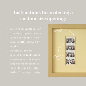 Monochromatic Photobooth Strip Frame: Modern 8x10 Photo Display image 6
