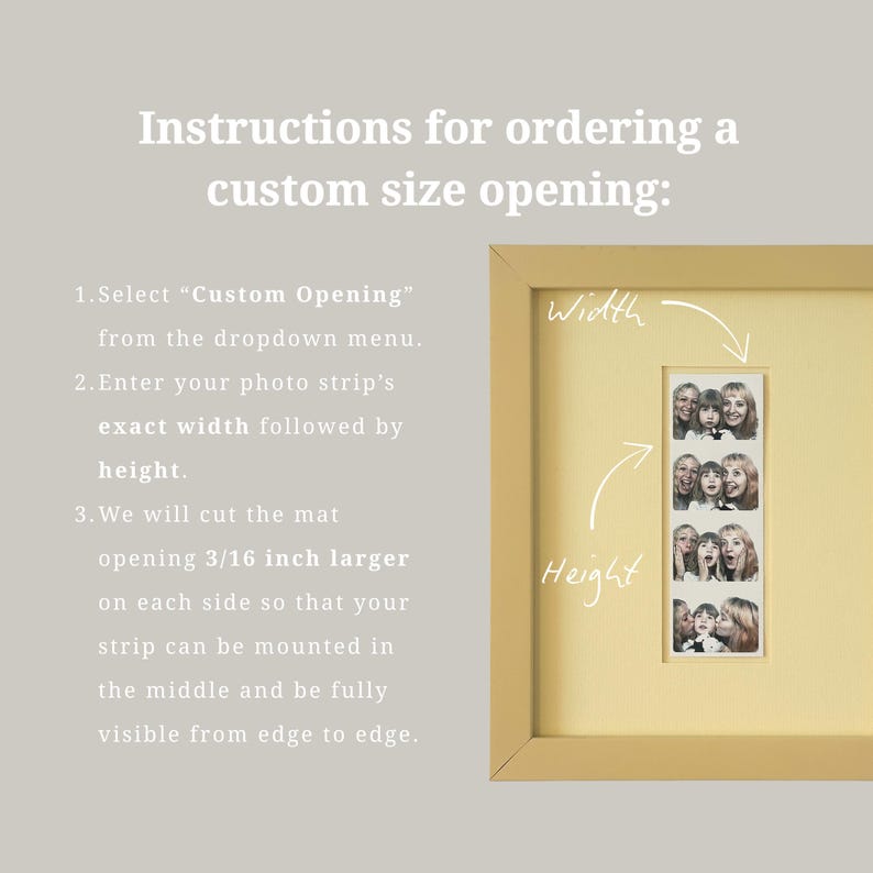 Monochromatic Photobooth Strip Frame: Modern 8x10 Photo Display image 6