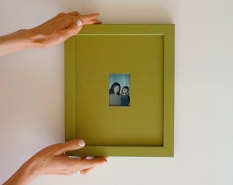 8x10 anpassad monokromatisk fotoram: Modern färgglad dekor, tillverkad i Ohio