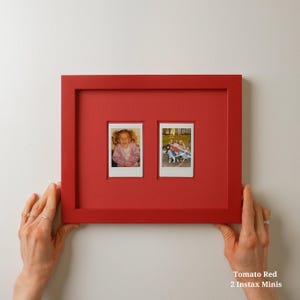 Kleurrijke polaroidfotolijst: modern monochromatisch decor, 8 x 10, gemaakt in Ohio afbeelding 9