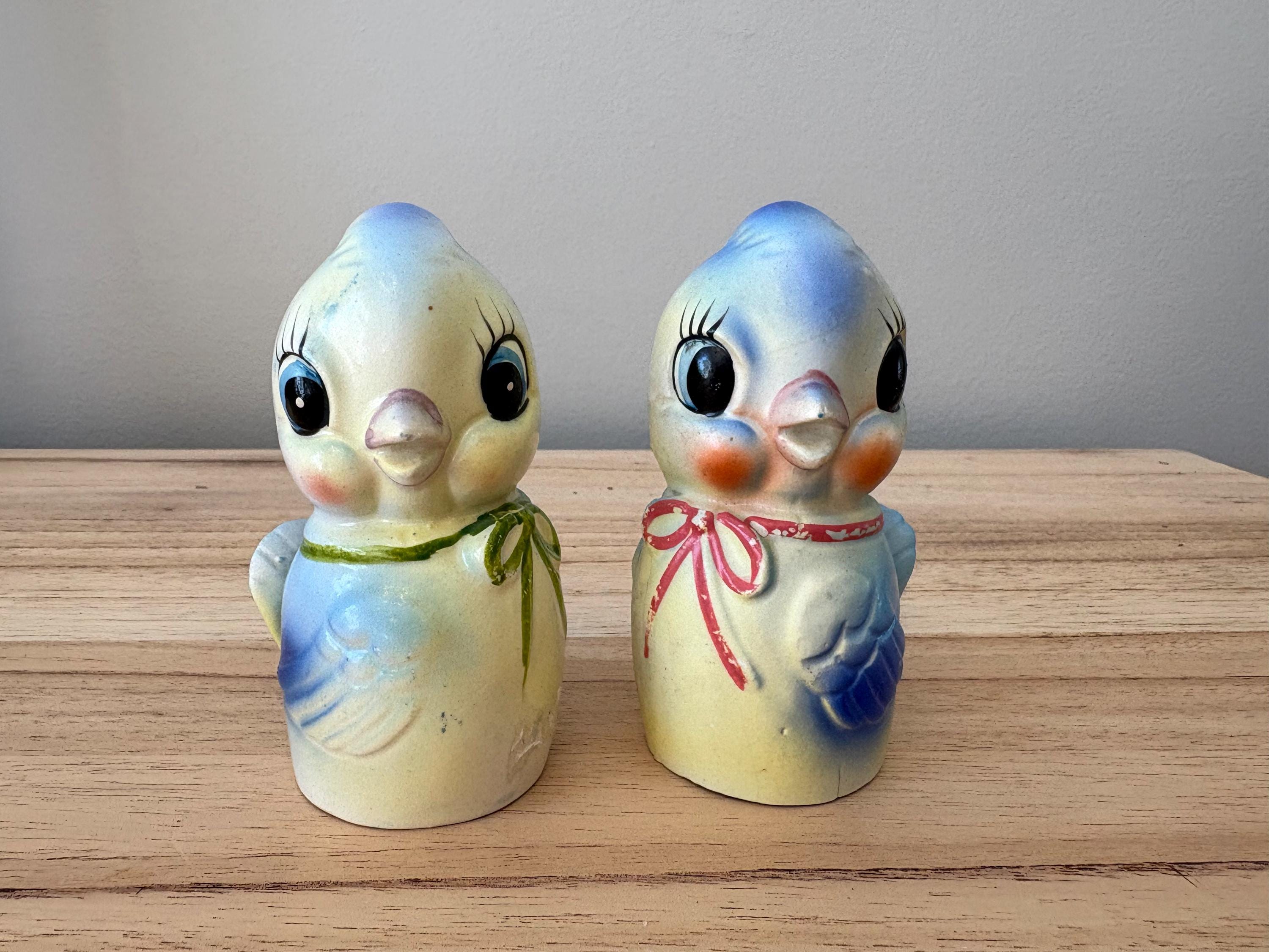Vintage Lefton Blue Birds - Etsy