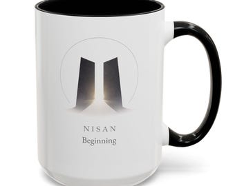 Nisan - Jewish Contemplative Mug from the Calendar | Jewish Coffee Mug | Jewish Gifts