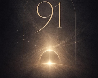 91 Completion & Alignment | Symbolic Reflection PDF | Spiritual Journaling Pages | Digital Download