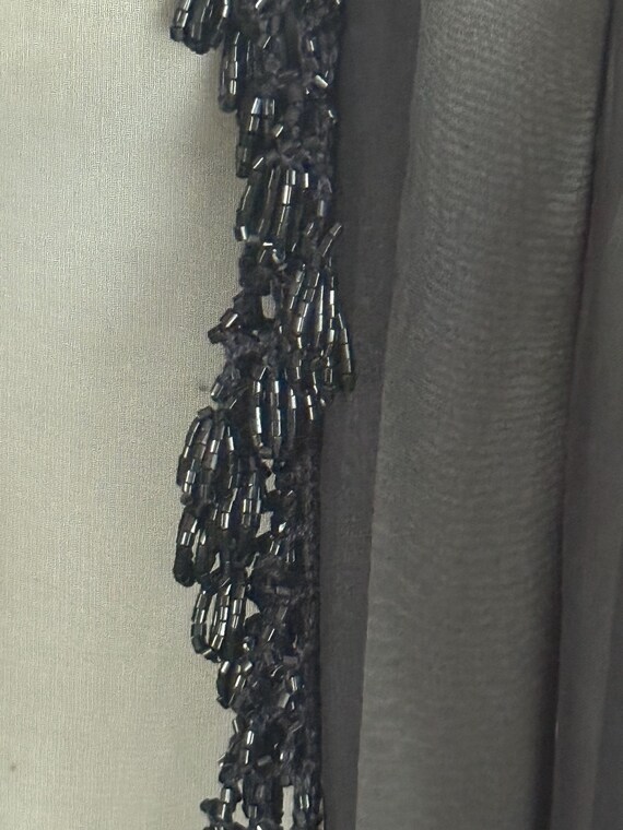 Black Magic Beaded Shawl - image 3