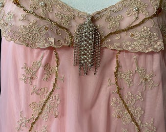 60's Babydoll Cocktail Dress Bespoke Redesigned Vintage