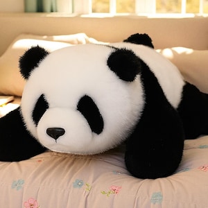 Cute Plush Teddy Bears & Panda Stuffed Animals – Soft Brown Bear, White Polar Bear, and Adorable Panda – Kawaii Hugging Plushies