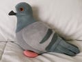 Soft Plush Pigeon Toy: Stuffed Animal Pillow, Grey Bird Plushie