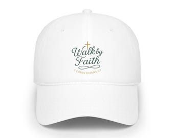 Walk By Faith Baseball Christian Cap