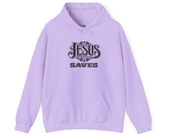 Jesus Saves Unisex Hoodie - Faith-Inspired