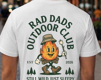 Dads Club Shirt, Dad Est 2026 Tee, First Fathers Day Gift, Campfire Graphic Tee
