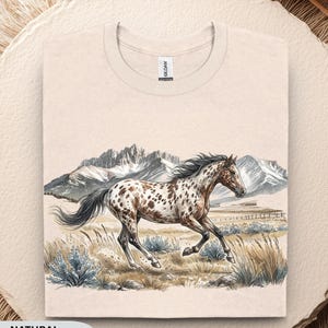 Vintage Appaloosa Horse Shirt, Horseback Rider T-Shirt, Horse Lovers Gift, Equestrian Crewneck