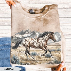 Vintage Appaloosa Horse Sweatshirt, Horseback Rider Shirt, Horse Lover Gift, Equestrian Crewneck