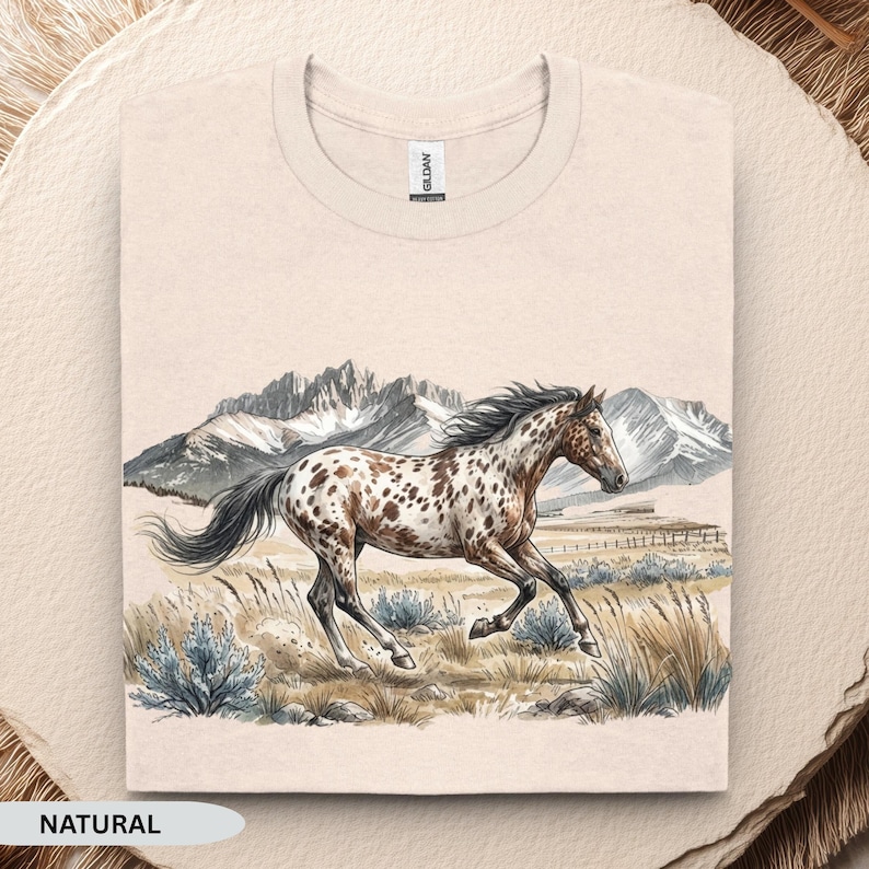Vintage Appaloosa Horse Shirt, Horseback Rider T-Shirt, Horse Lovers Gift, Equestrian Crewneck