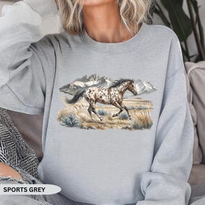 Vintage Appaloosa Horse Shirt, Horseback Rider T-Shirt, Horse Lovers Gift, Equestrian Crewneck image 7