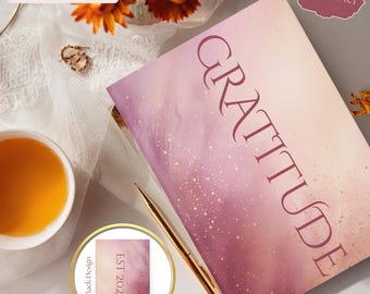 Diario de gratitud personalizado, cuaderno de atención plena, diario de reflexión diaria