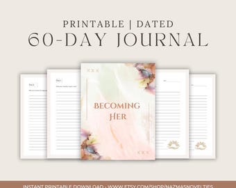 Diario digital para mamás primerizas: 60 días de autorreflexión guiada (descarga instantánea)