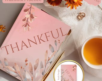 Diario de agradecimiento: cuaderno personalizado de atención plena para la gratitud y el autocuidado.
