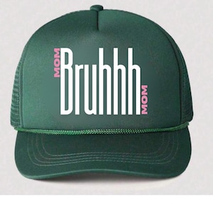 Mom Bruhhh Snapback Hat – Funny Mom Life Foam Cap, Trendy Mom Gift, Relatable Hat for Tired Moms, Adjustable Snapback