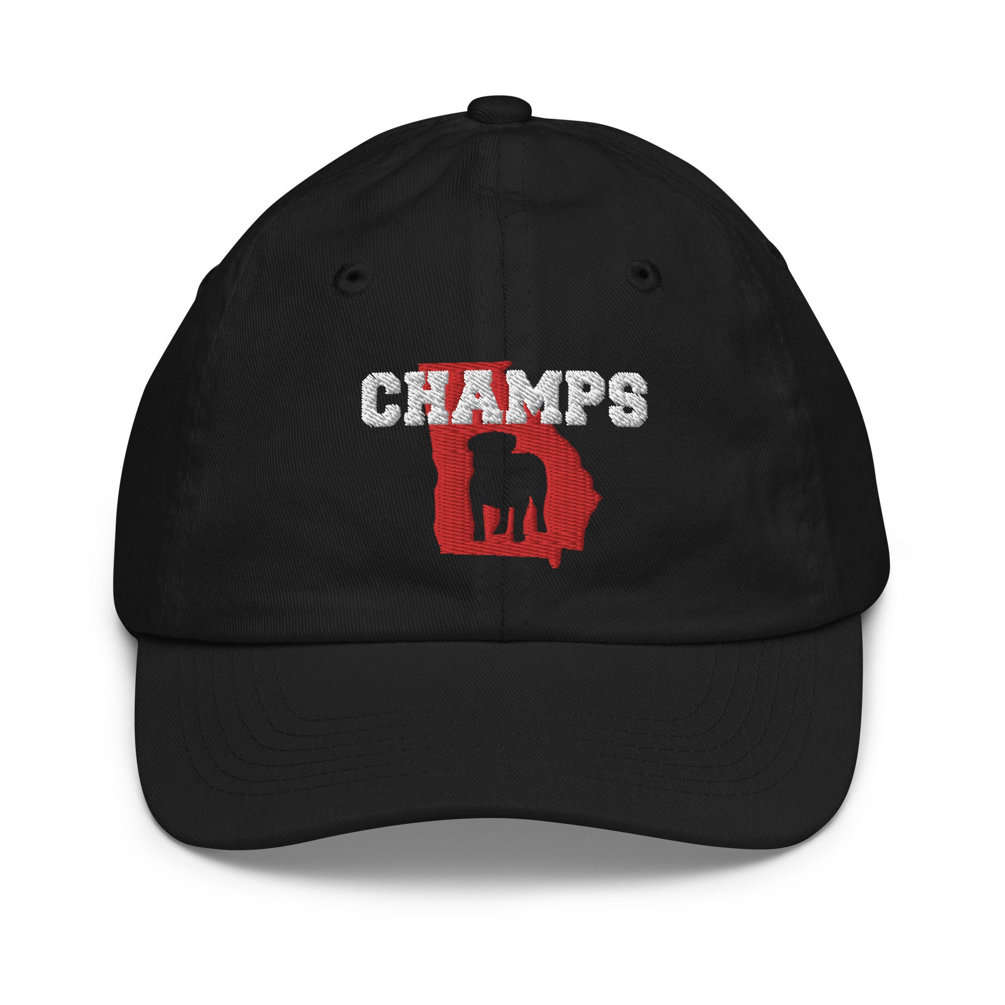 UGA Champs Hat Youth Size With Bulldog 