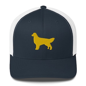 Golden Retriever Trucker Hat | Golden Retriever Lover Hat | Dog Mom Hat | Dog Dad Hat