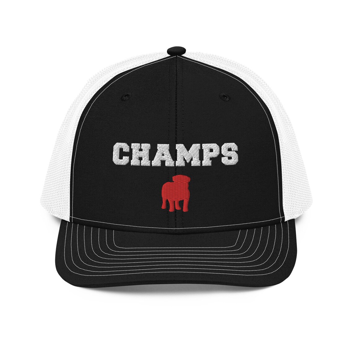 UGA Champs Trucker Hat Richardson 112 UGA Hat Bulldog Hat Etsy