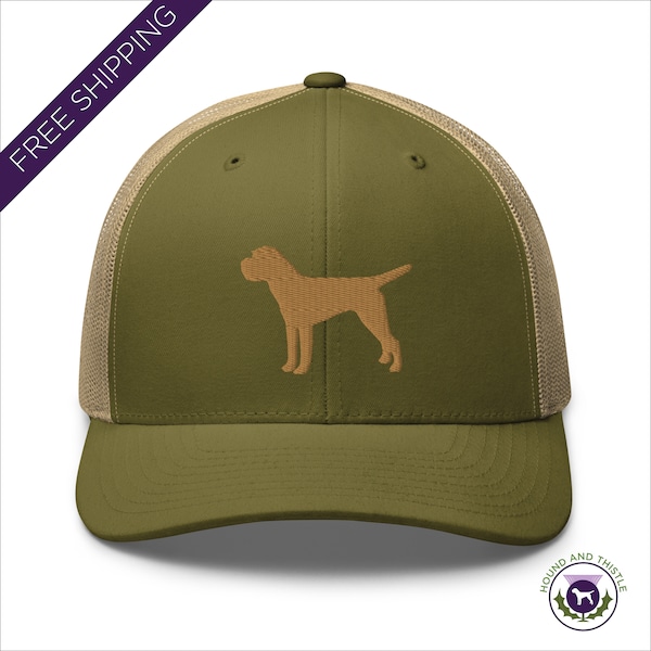 Border Terrier Trucker Cap | Border Terrier Trucker Hat | Terrier Hat | Border Terrier Lover | Border Terrier Present | Hound and Thistle