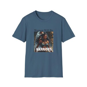 Empowering Women Warrior T-Shirt, Feminist Tee, Unisex Graphic Tee, Warrior Spirit Shirt, Gift for Her, Casual Everyday Wear