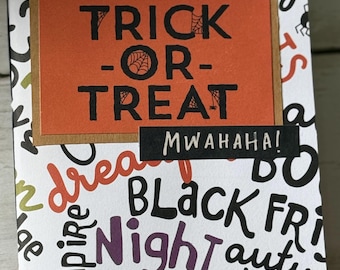 Carnet de scrapbooking sur le thème d'Halloween – Journal fait main pour scrapbooking, journal saisonnier, quotidien d'octobre